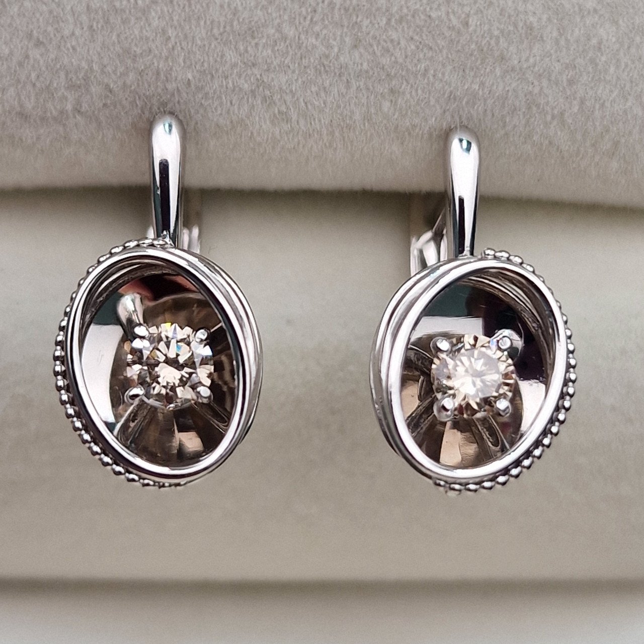 Серьги Deimantas 102748260 3,4гр 0,42ct. купить,NaN