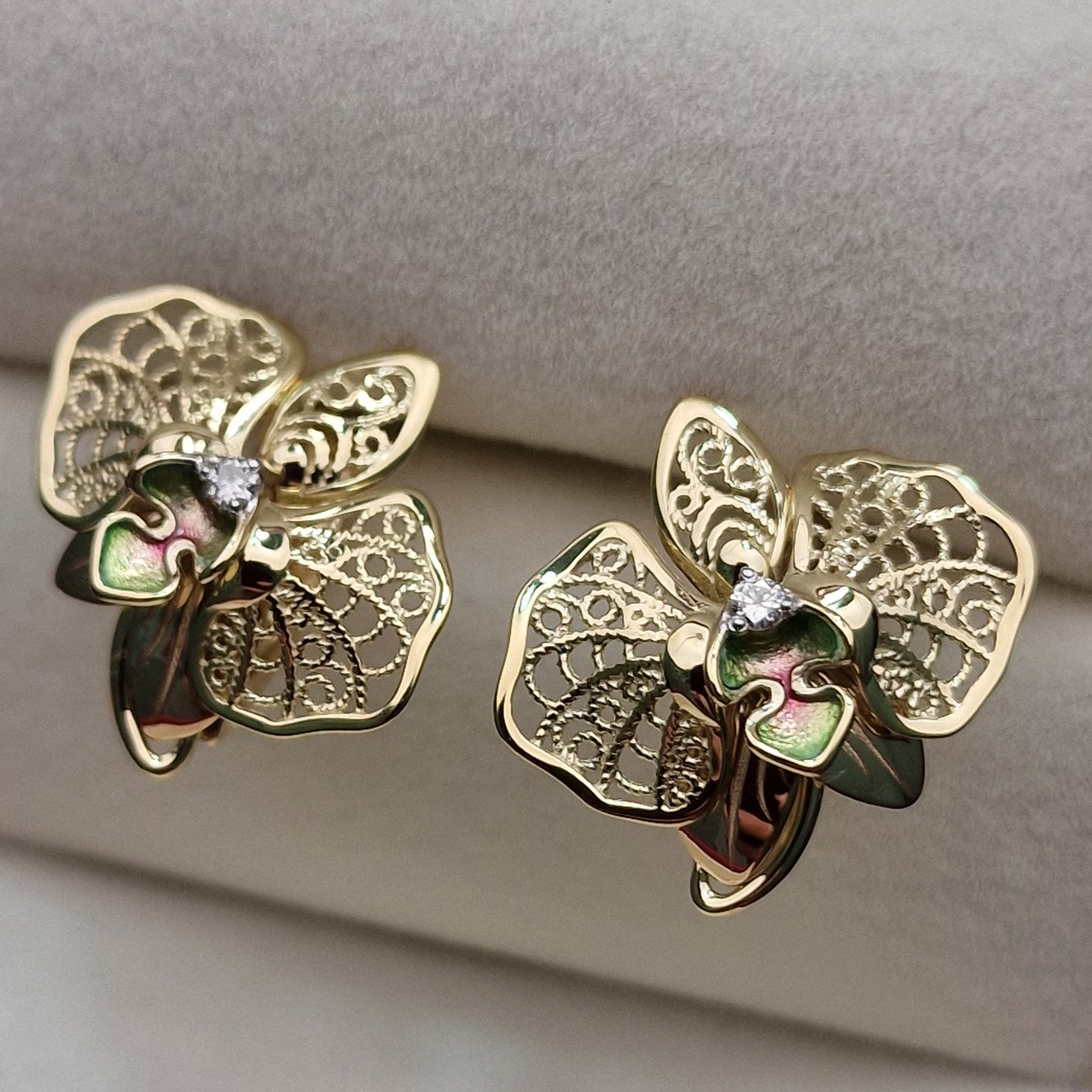 Серьги Deimantas 102748268 4,03гр 0,058ct. купить,NaN