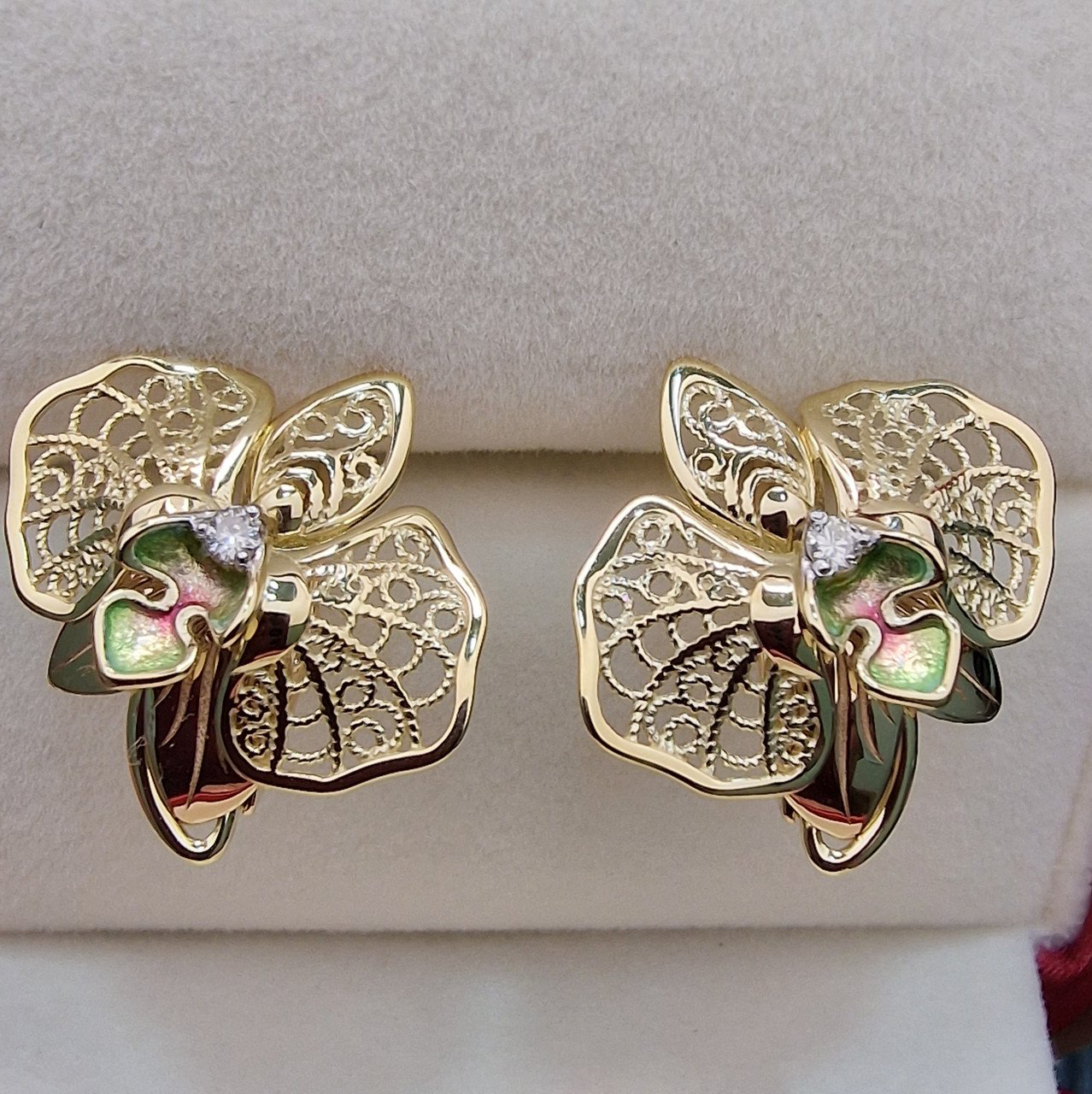 Серьги Deimantas 102748268 4,03гр 0,058ct. купить,NaN