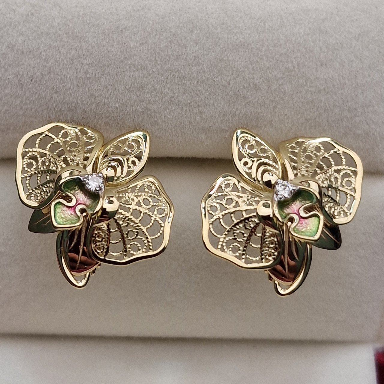 Серьги Deimantas 102748268 4,03гр 0,058ct. купить,NaN