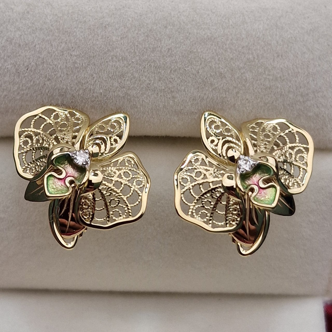 Серьги Deimantas 102748268 4,03гр 0,058ct. купить,NaN
