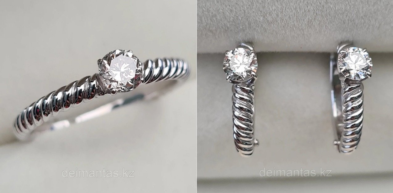 Комплект Deimantas 102751201 0,36ct 0,46ct. купить,NaN