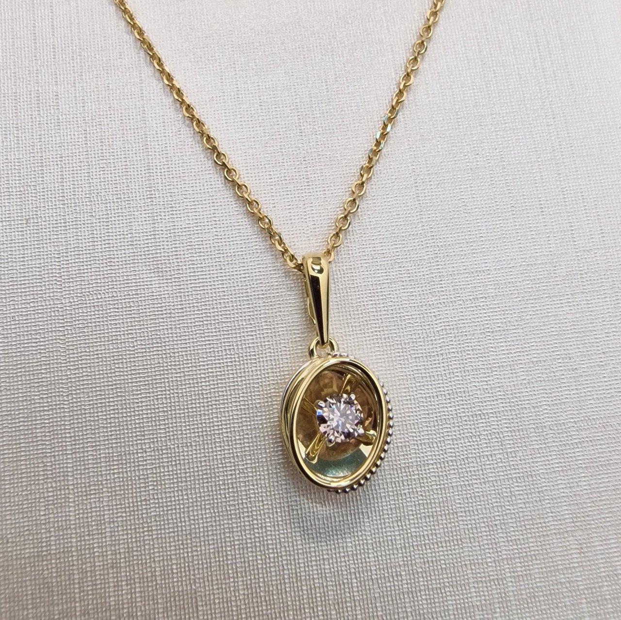 Колье Deimantas 102748276 40см 1,28гр 0,205ct. купить,NaN