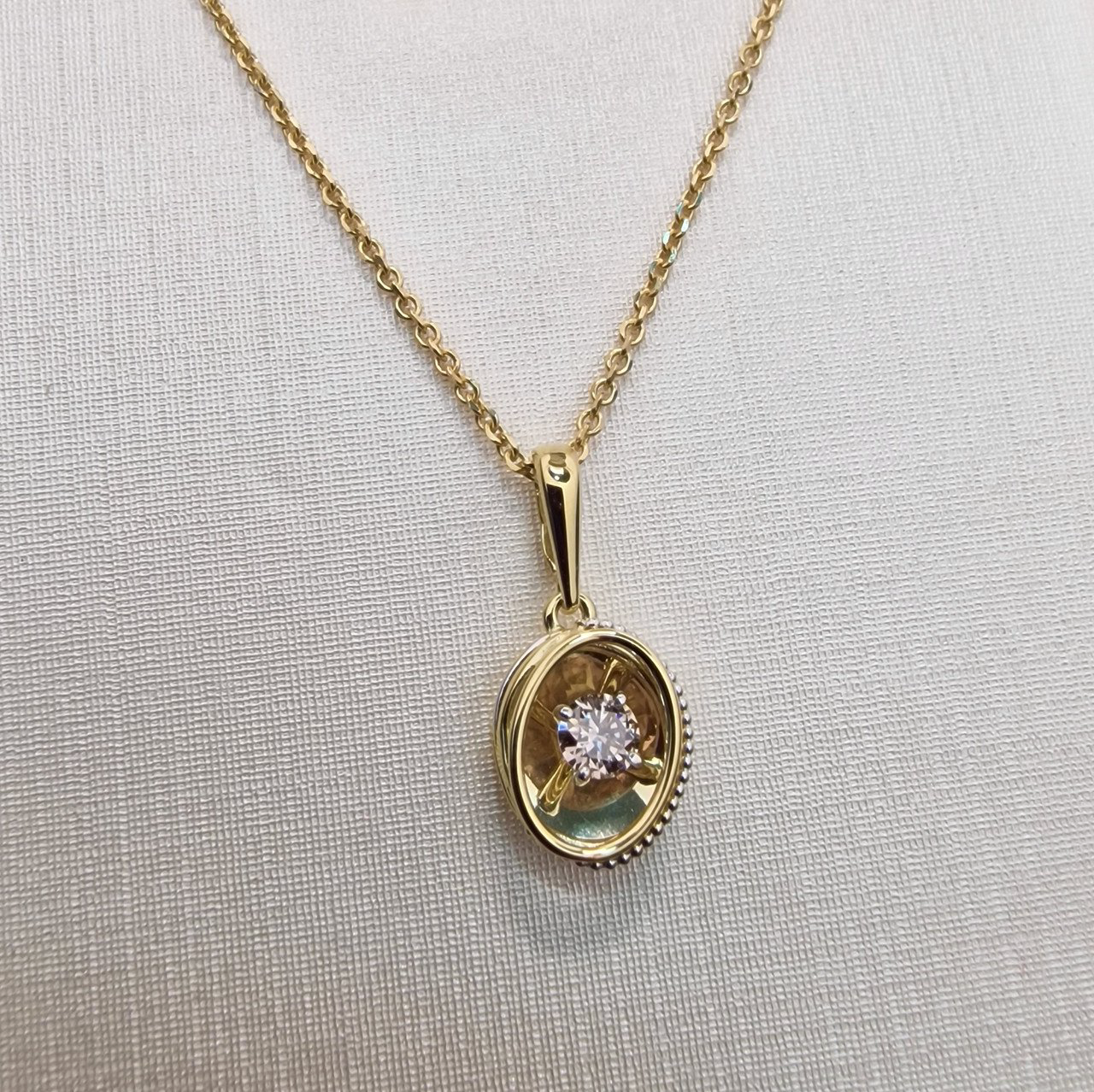 Колье Deimantas 102748276 40см 1,28гр 0,205ct. купить,NaN
