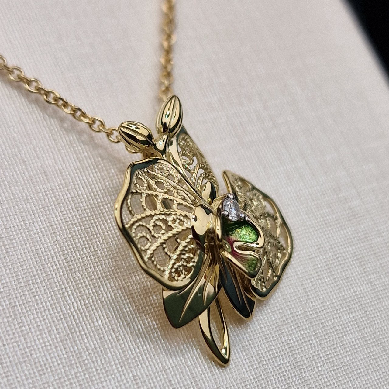 Колье Deimantas 102748270 50см 0,031ct. купить,NaN