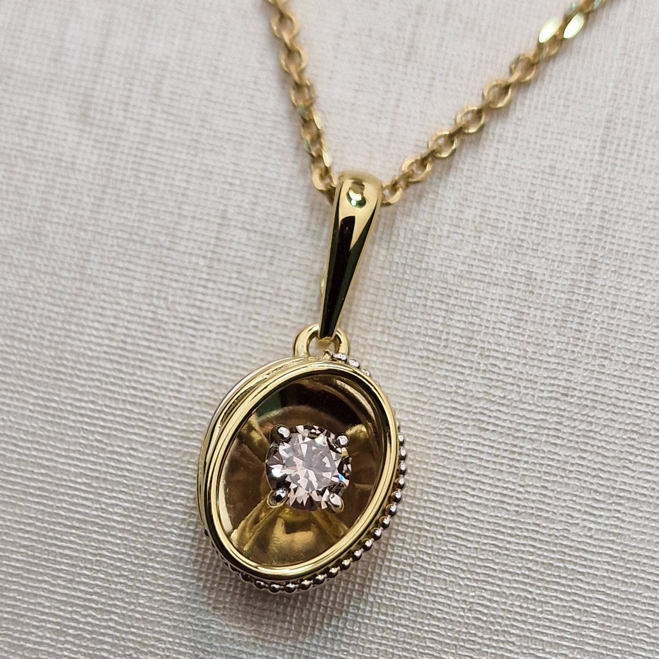 Колье Deimantas 102748276 40см 1,28гр 0,205ct. купить,NaN