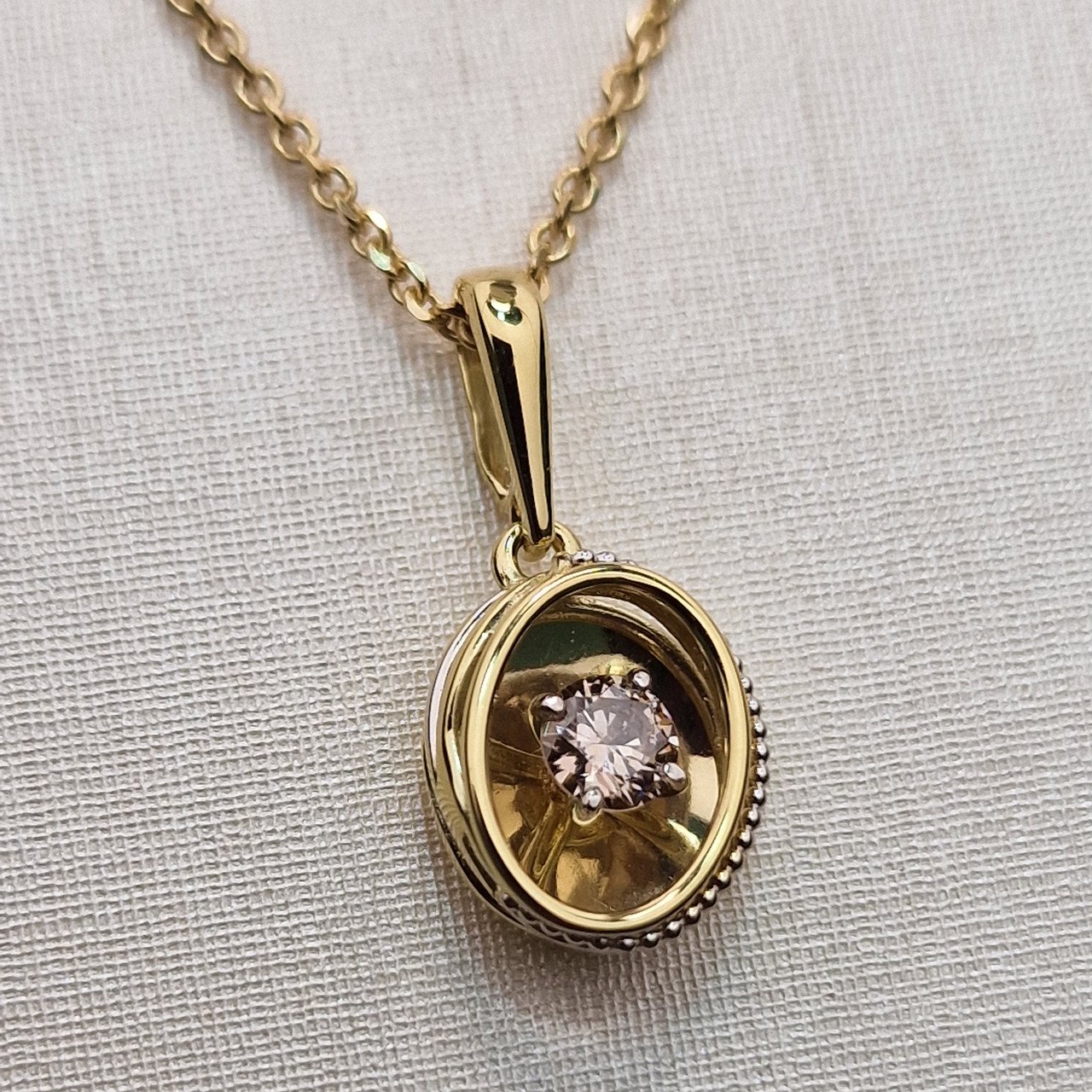 Колье Deimantas 102748276 40см 1,28гр 0,205ct. купить,NaN