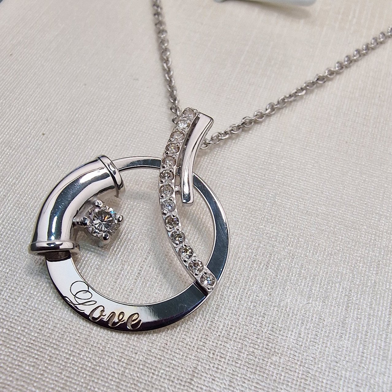 Колье Deimantas 102748283 1,6гр 45см 0,28ct. купить,NaN