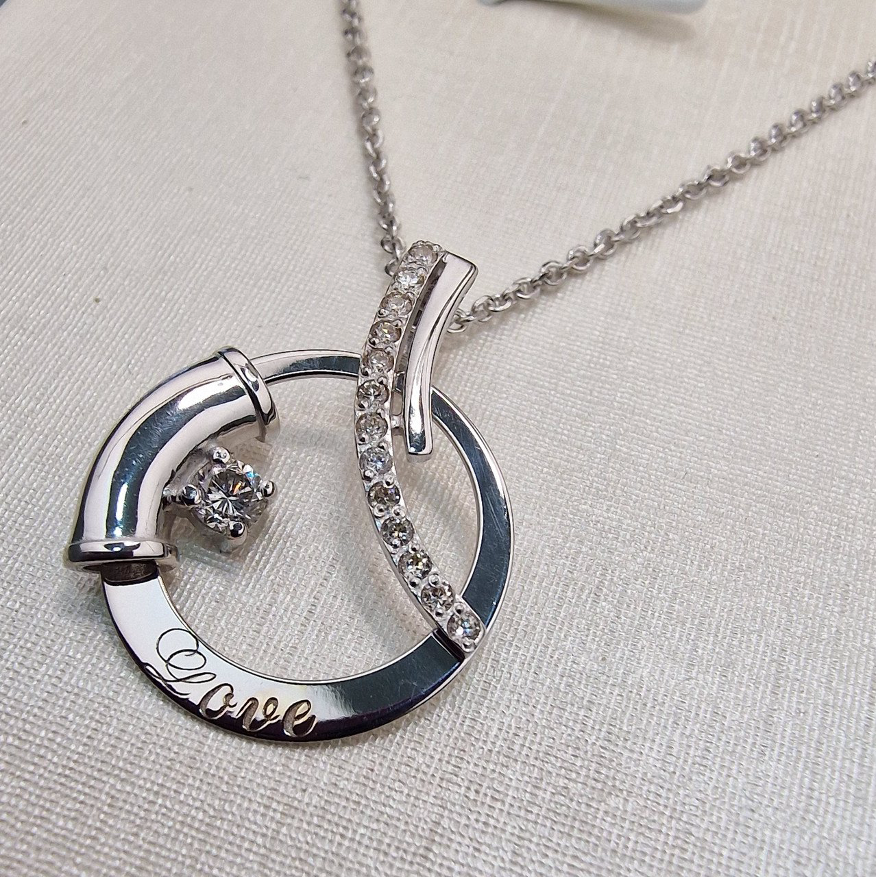 Колье Deimantas 102748283 1,6гр 45см 0,28ct. купить,NaN