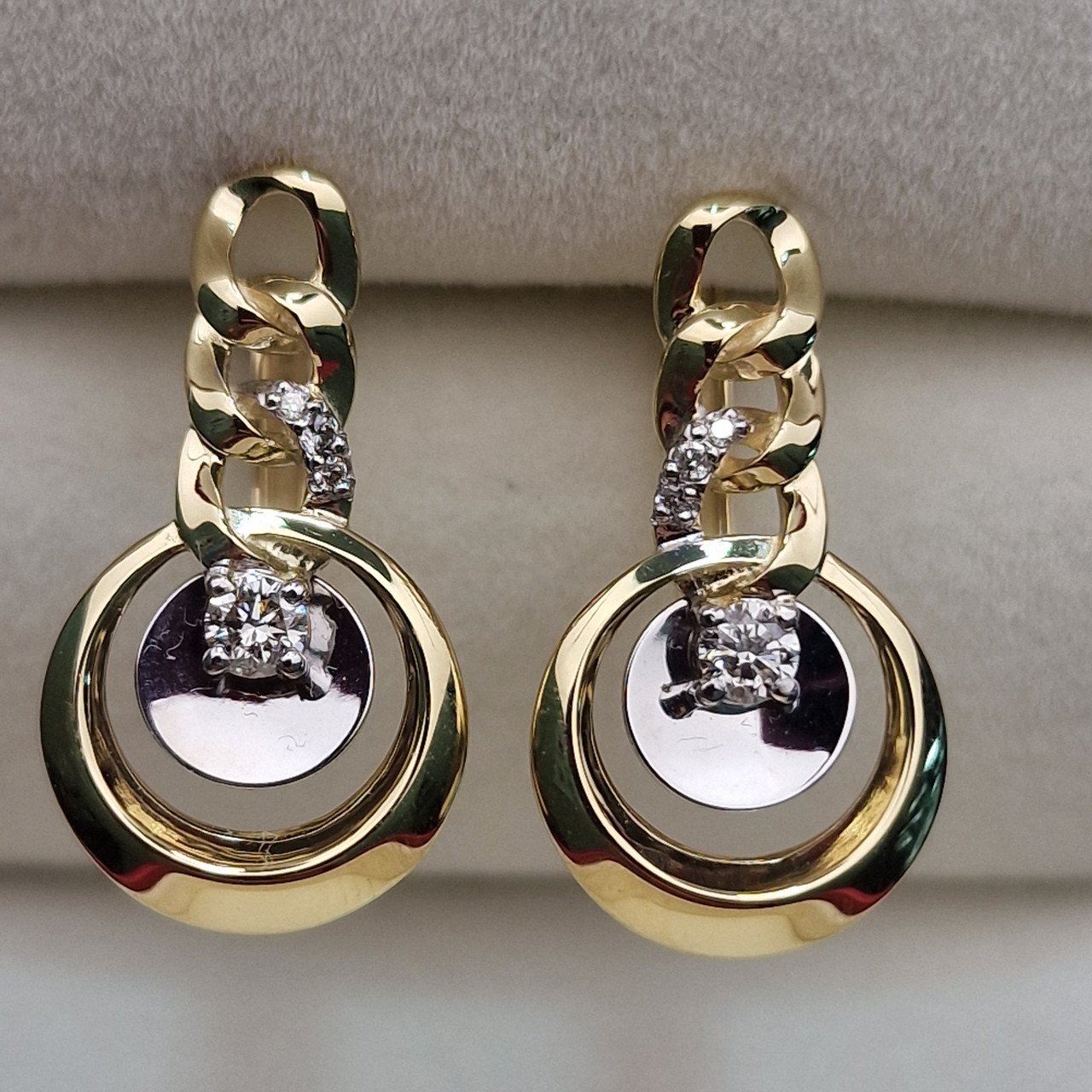 Серьги Deimantas 102764843 4,45гр 0,232ct. купить,NaN