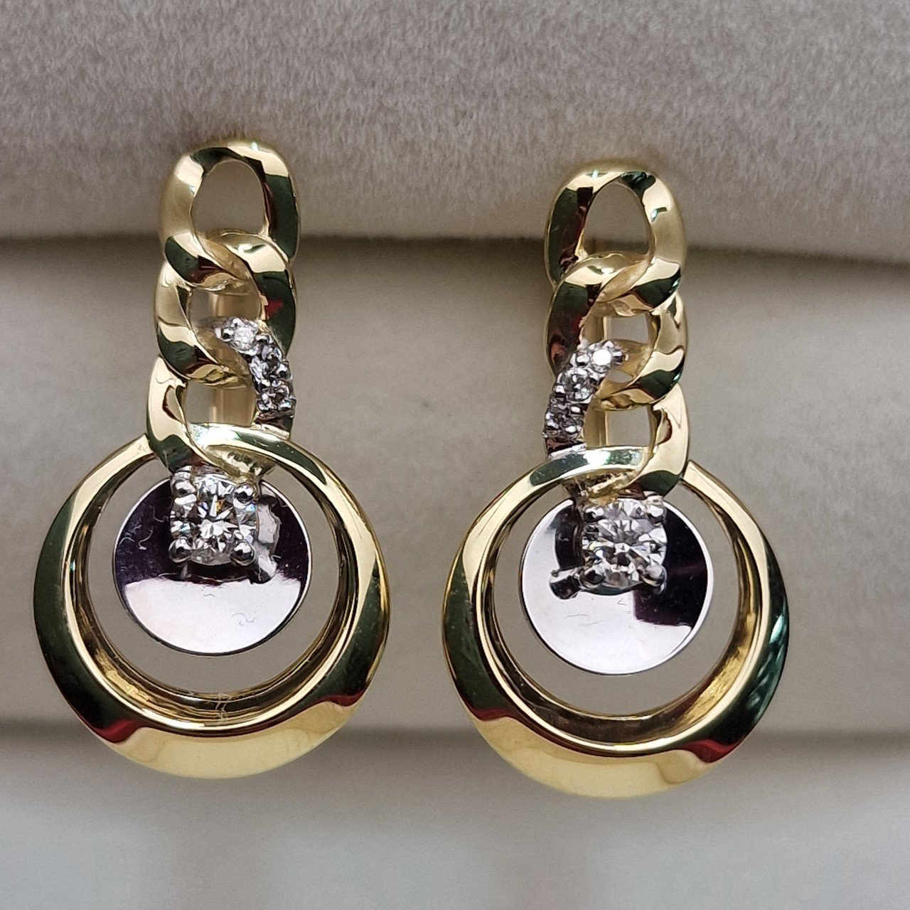 Серьги Deimantas 102764843 4,45гр 0,232ct. купить,NaN