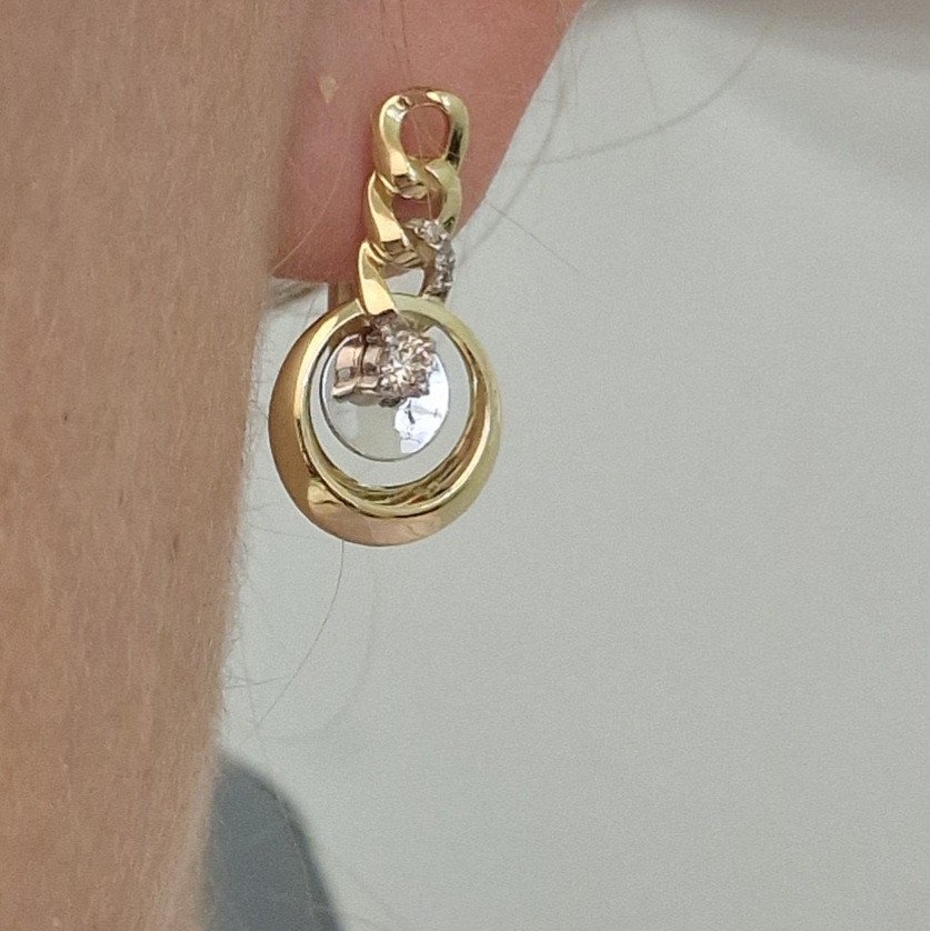 Серьги Deimantas 102764843 4,45гр 0,232ct. купить,NaN