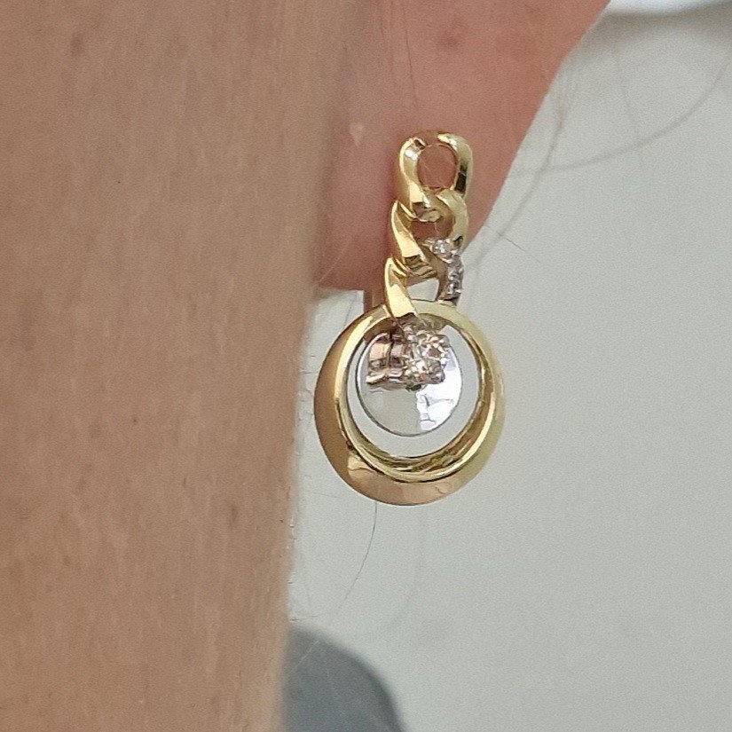 Серьги Deimantas 102764843 4,45гр 0,232ct. купить,NaN