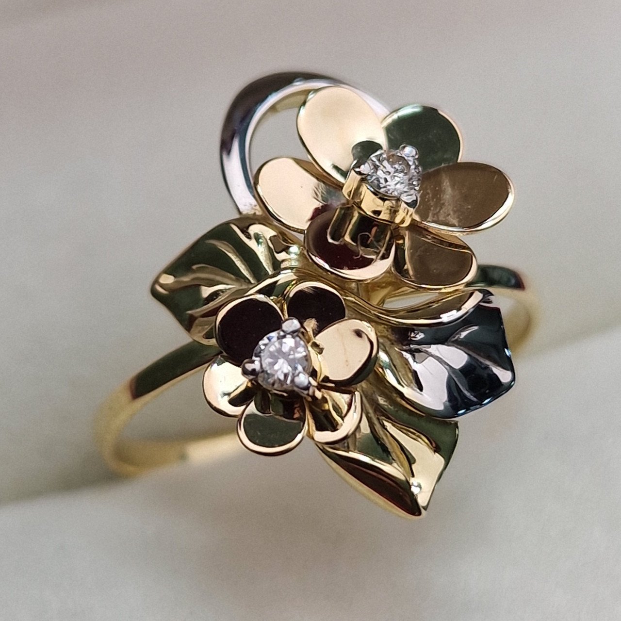 Кольцо Deimantas 102764699 17р 2,24гр 0,06ct. купить,NaN