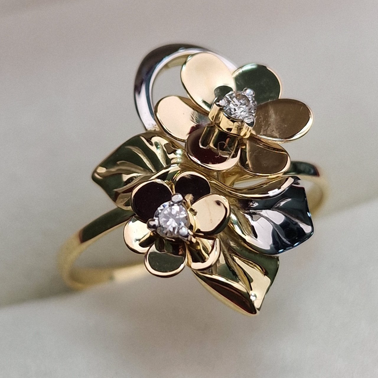 Кольцо Deimantas 102764699 17р 2,24гр 0,06ct. купить,NaN