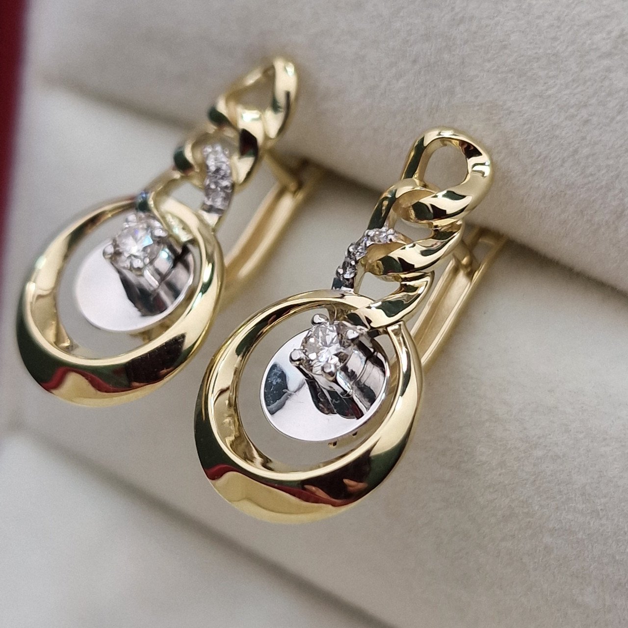 Серьги Deimantas 102764843 4,45гр 0,232ct. купить,NaN