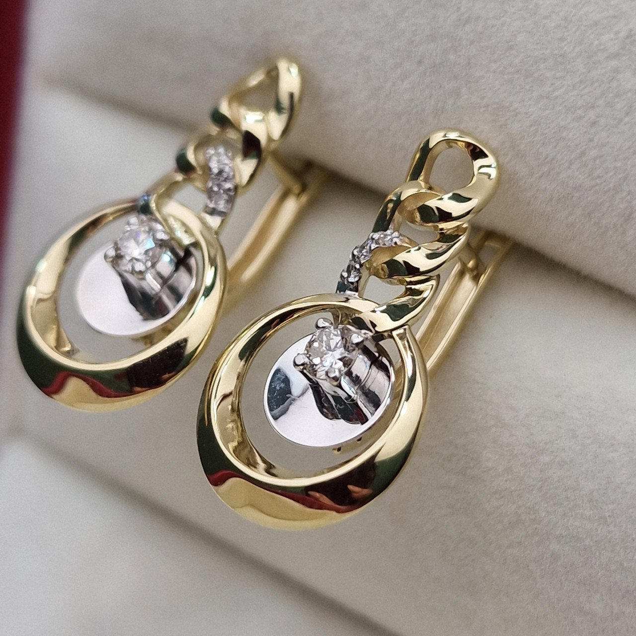 Серьги Deimantas 102764843 4,45гр 0,232ct. купить,NaN
