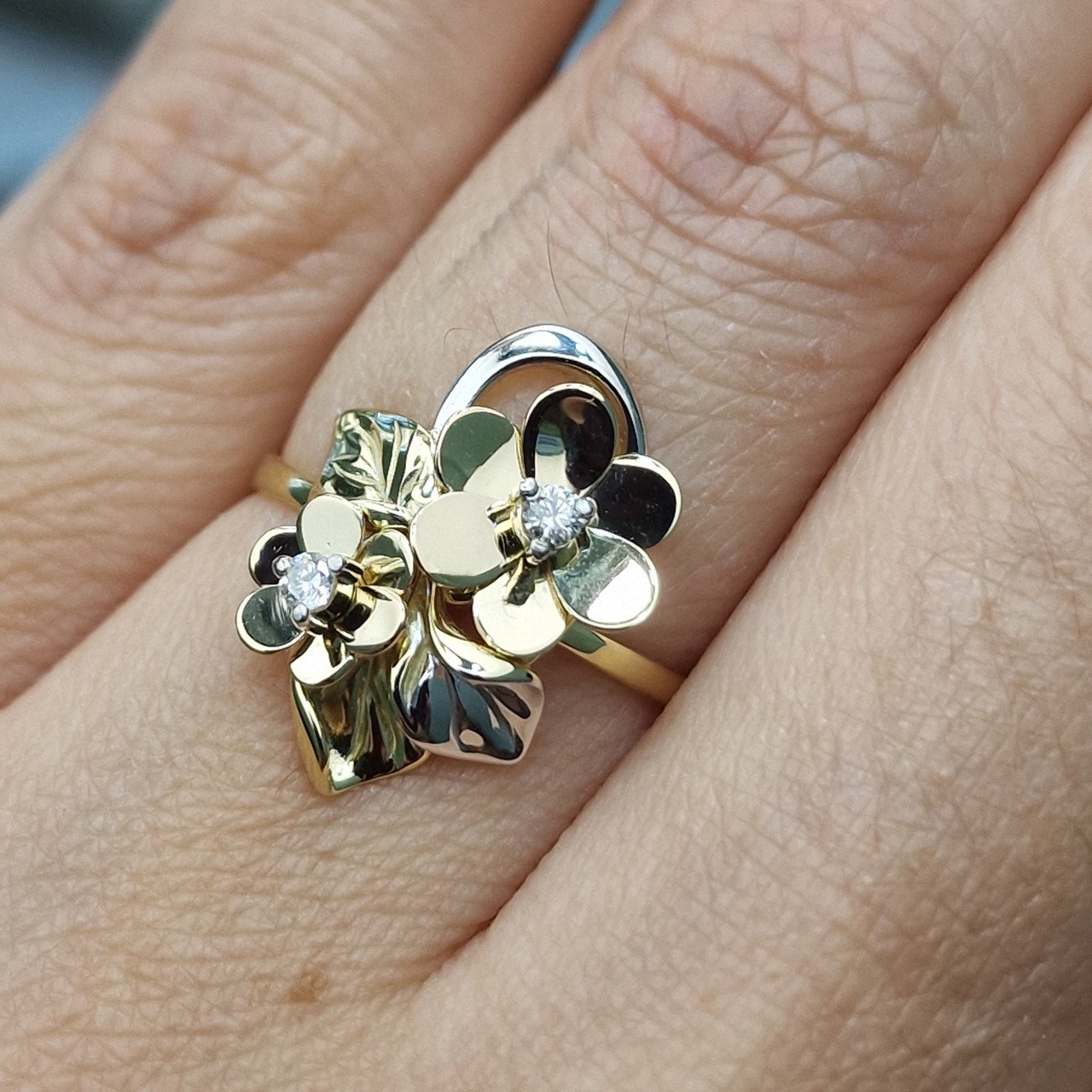 Кольцо Deimantas 102764699 17р 2,24гр 0,06ct. купить,NaN