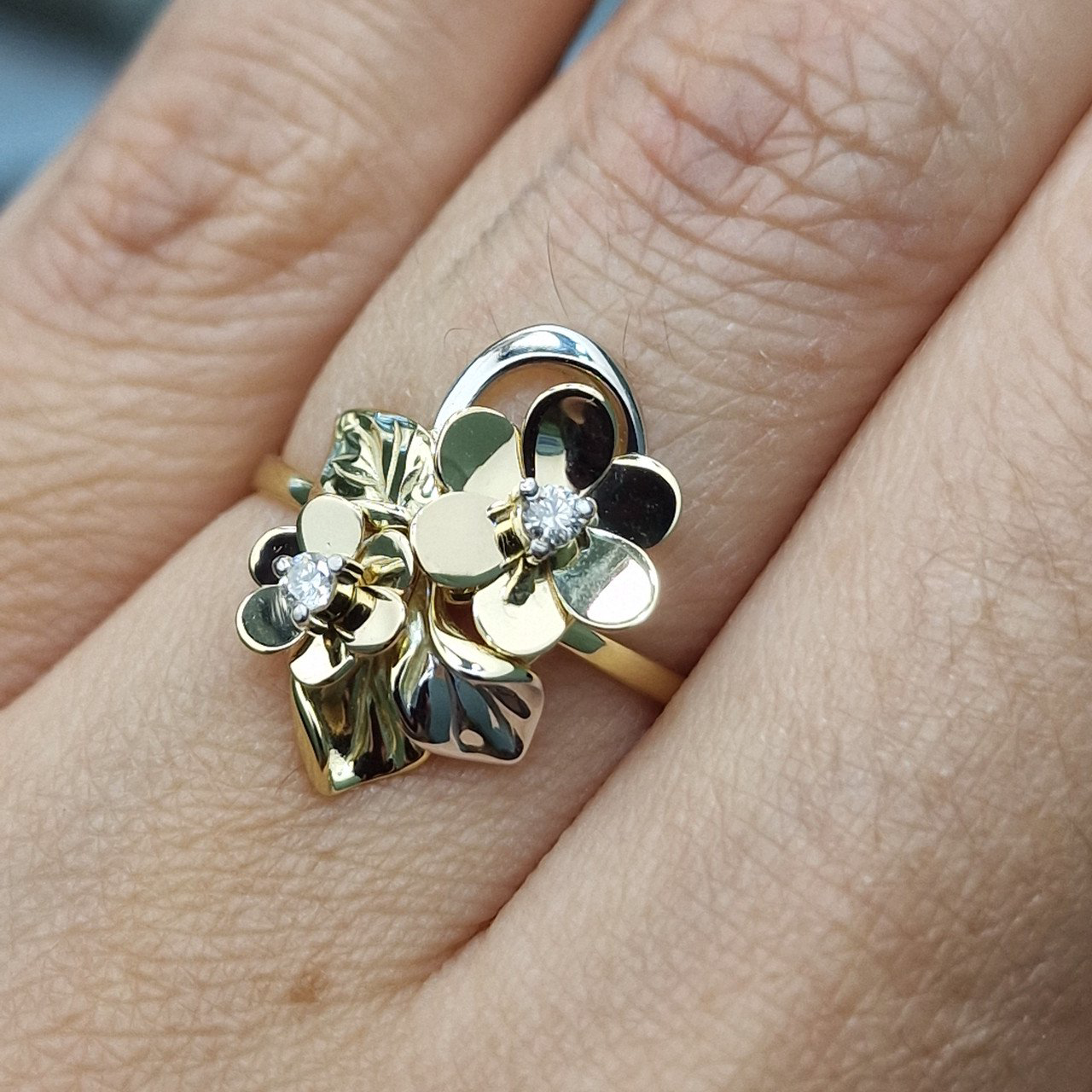 Кольцо Deimantas 102764699 17р 2,24гр 0,06ct. купить,NaN