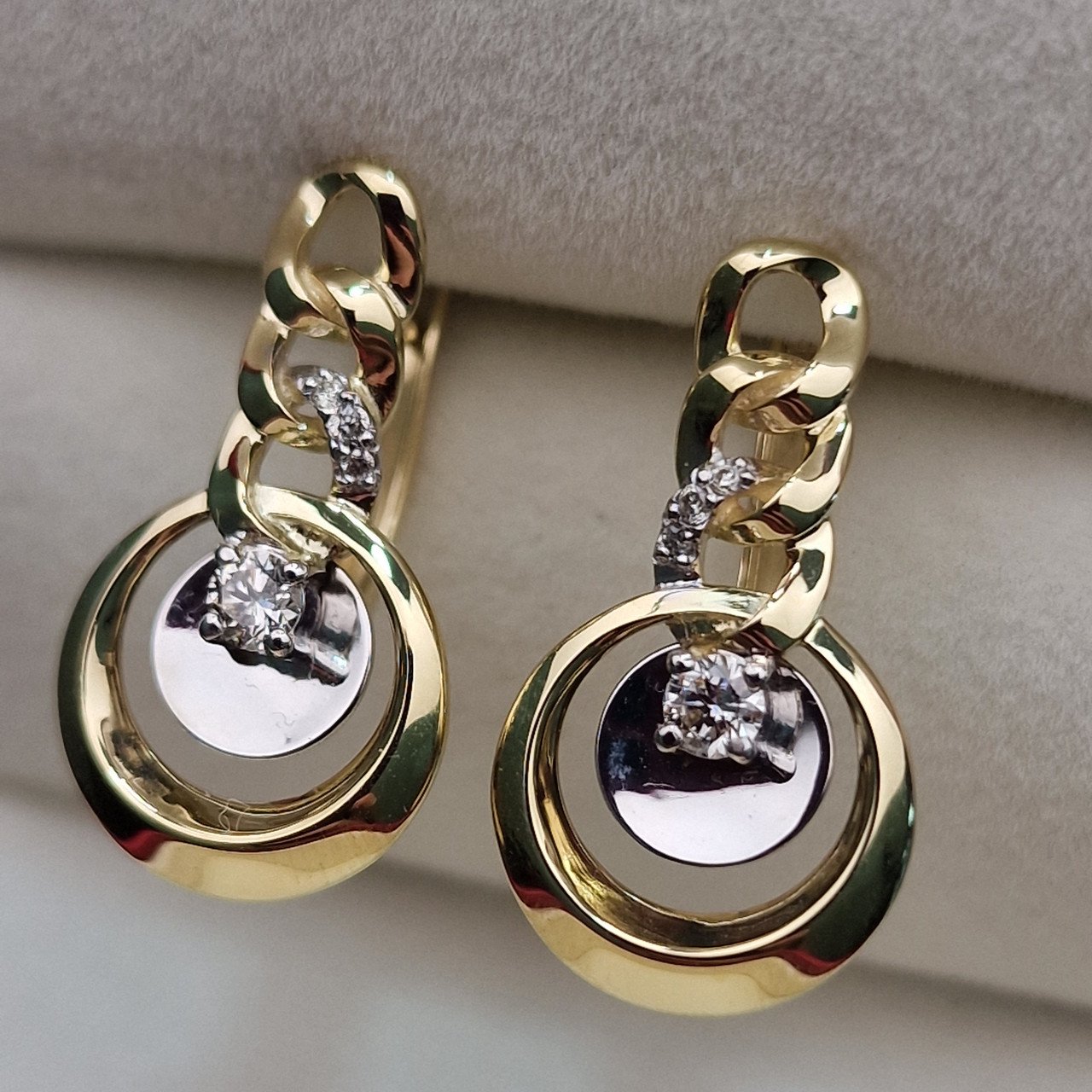 Серьги Deimantas 102764843 4,45гр 0,232ct. купить,NaN