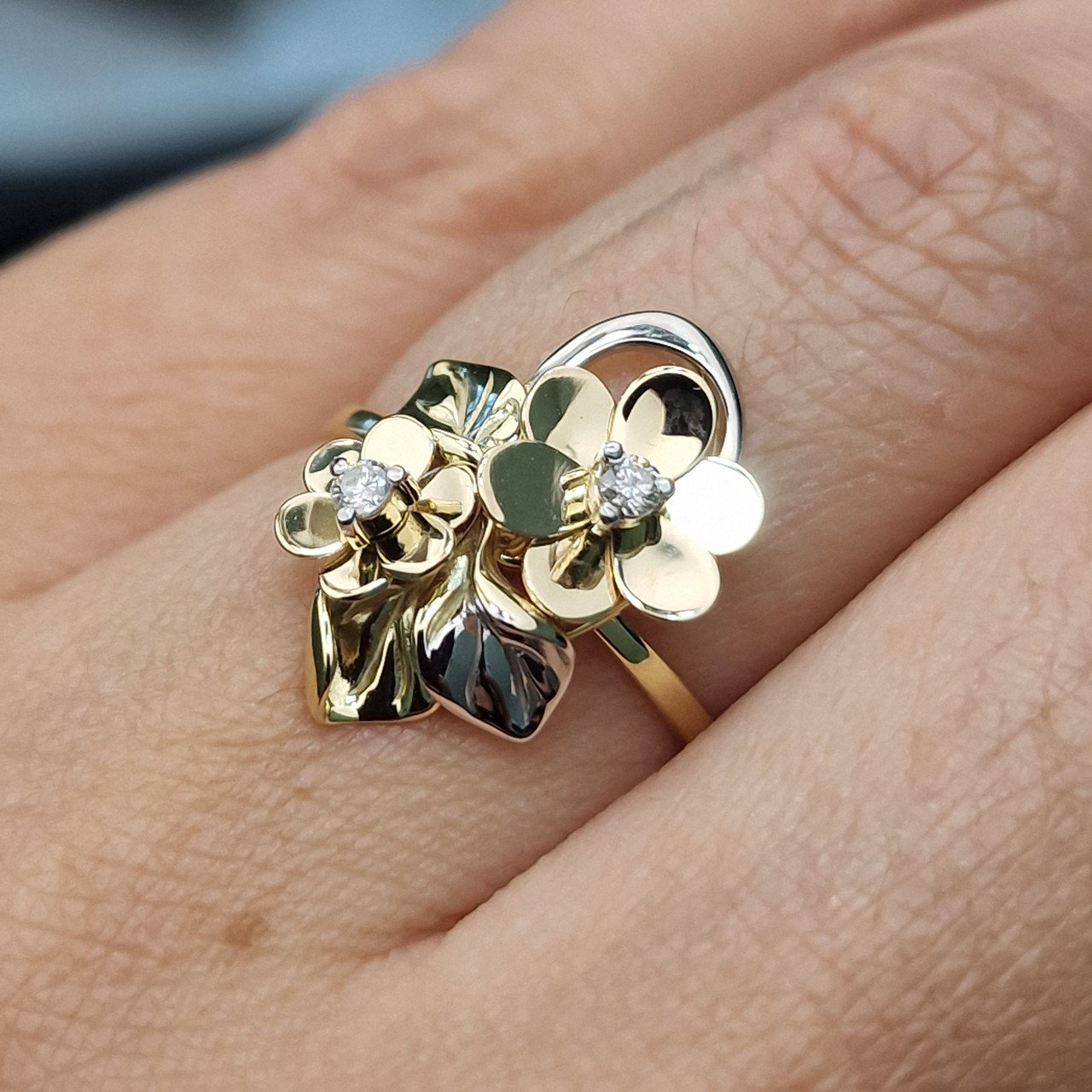 Кольцо Deimantas 102764699 17р 2,24гр 0,06ct. купить,NaN