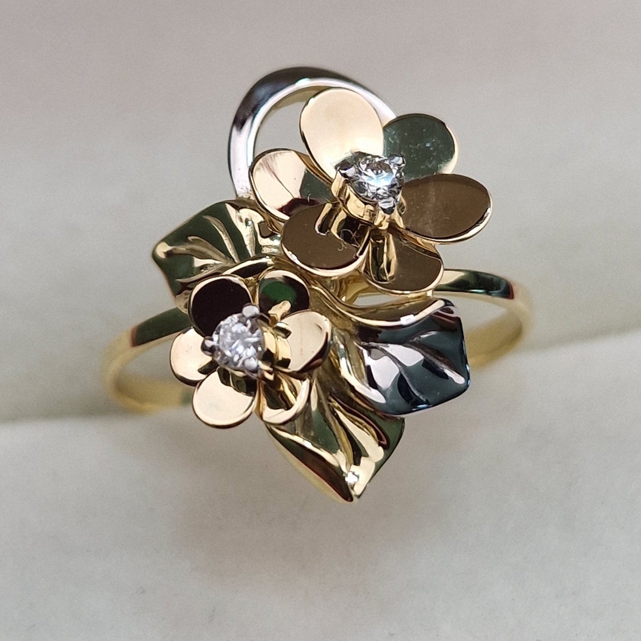 Кольцо Deimantas 102764699 17р 2,24гр 0,06ct. купить,NaN