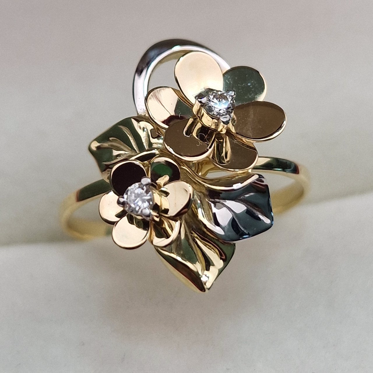 Кольцо Deimantas 102764699 17р 2,24гр 0,06ct. купить,NaN