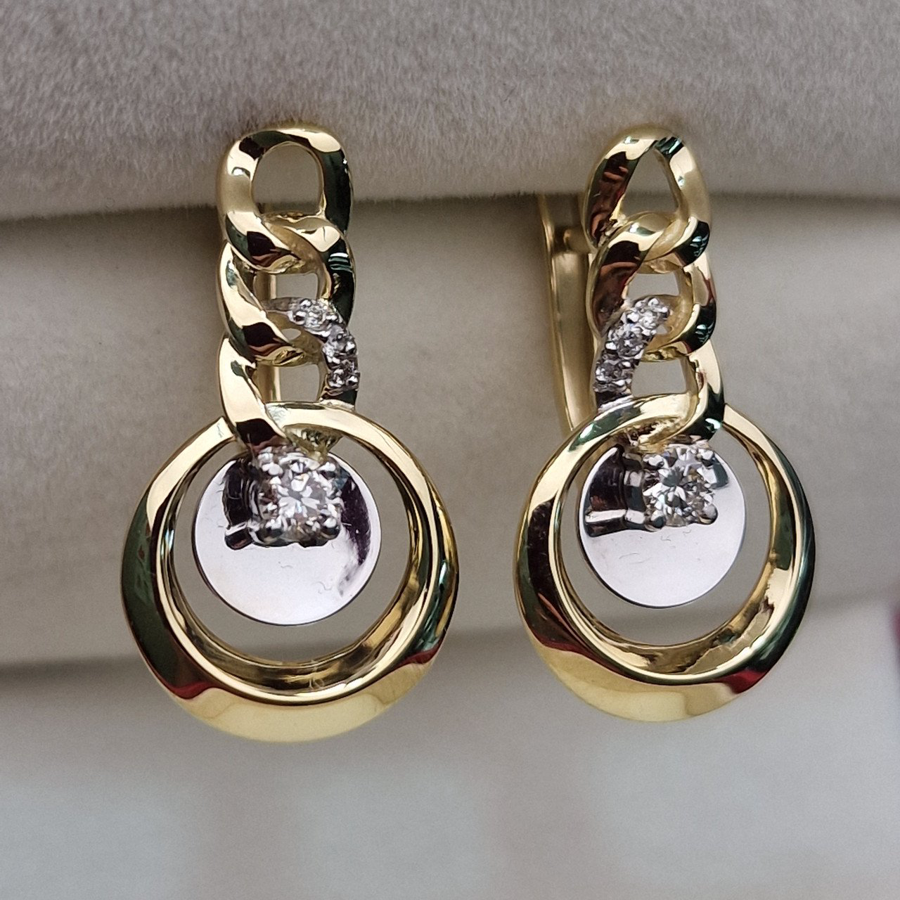 Серьги Deimantas 102764843 4,45гр 0,232ct. купить,NaN