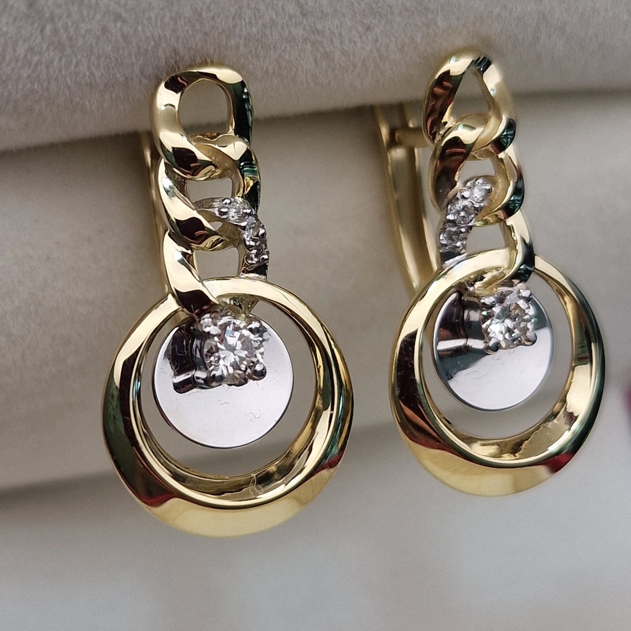 Серьги Deimantas 102764843 4,45гр 0,232ct. купить,NaN