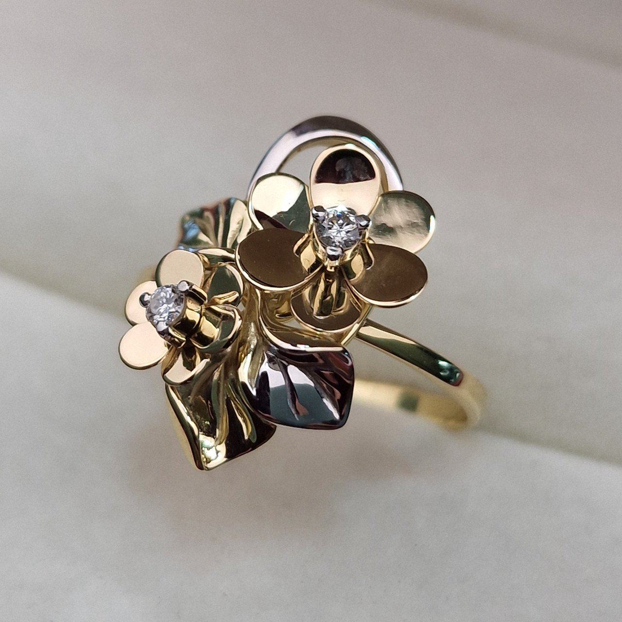 Кольцо Deimantas 102764699 17р 2,24гр 0,06ct. купить,NaN