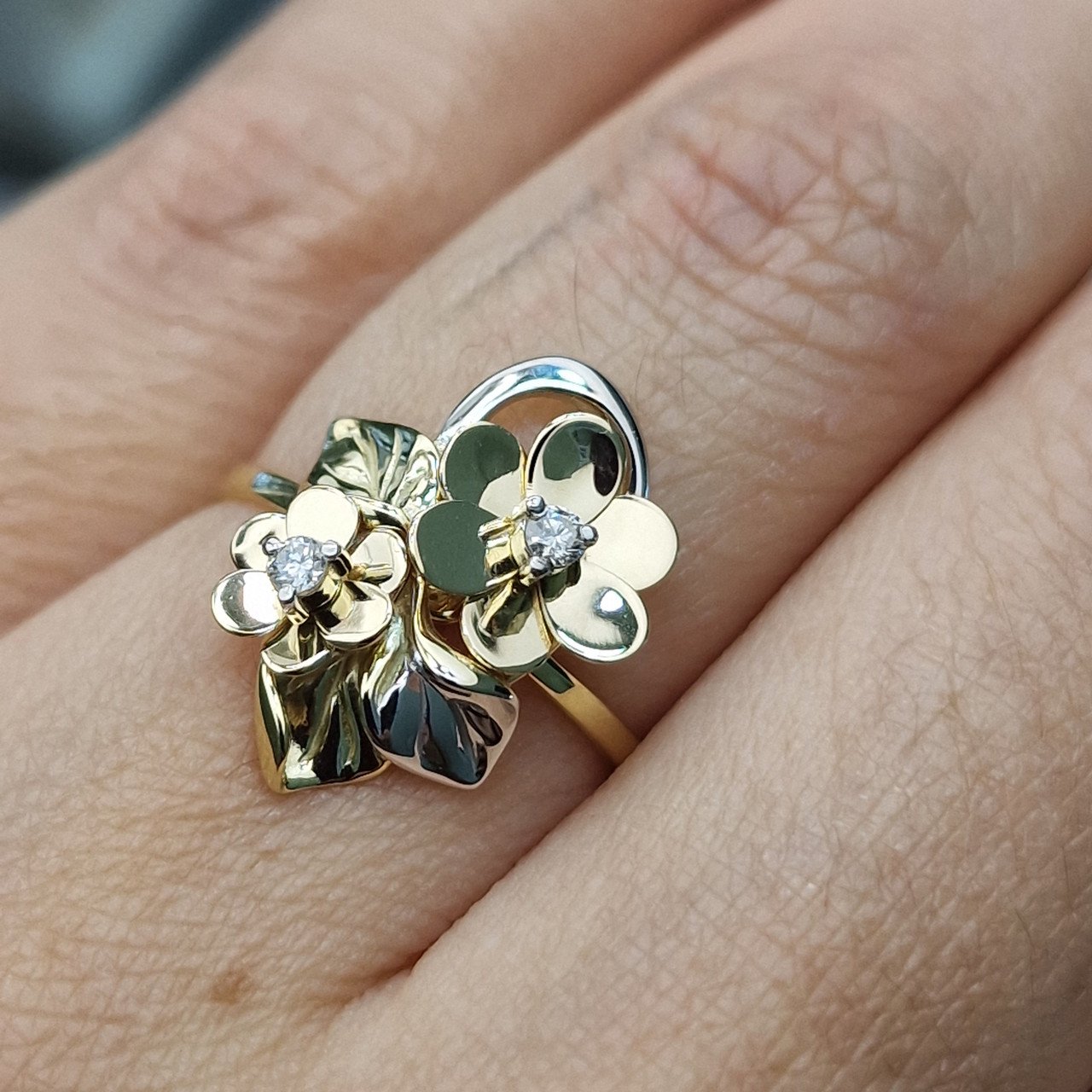 Кольцо Deimantas 102764699 17р 2,24гр 0,06ct. купить,NaN