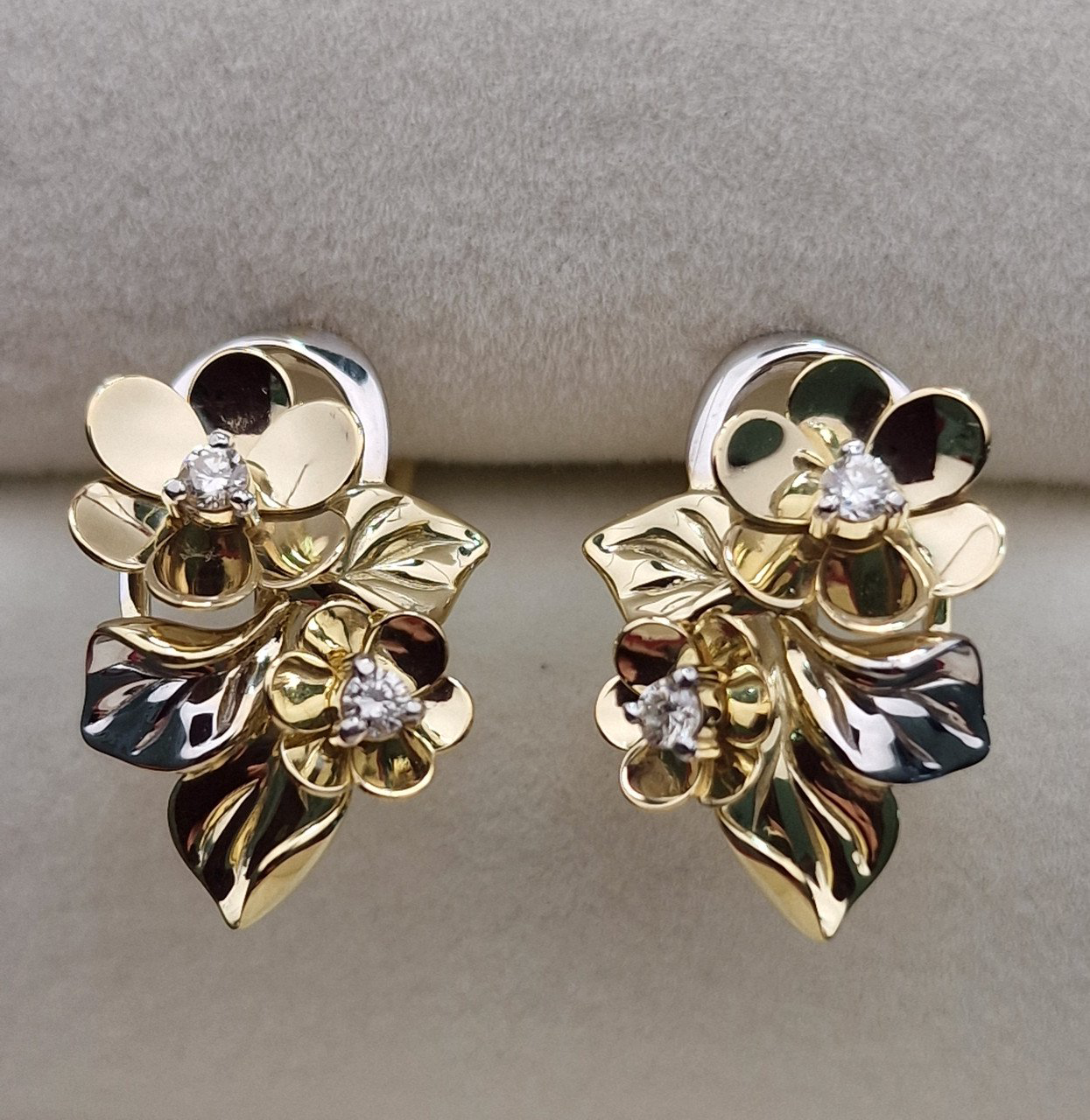 Серьги Deimantas 102764853 4,19гр 0,132ct. купить,NaN