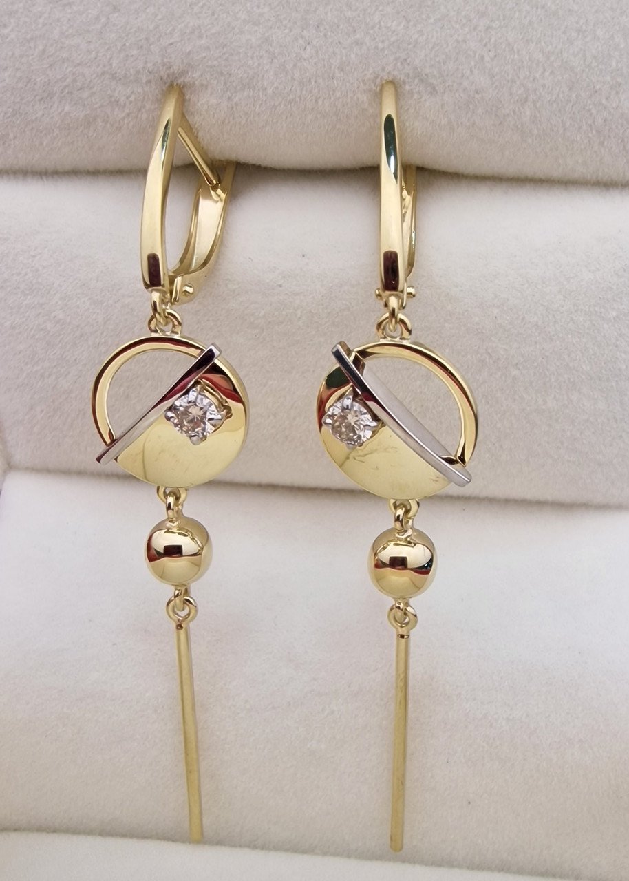 Серьги Deimantas 102764859 4,54гр 0,233ct. купить,NaN