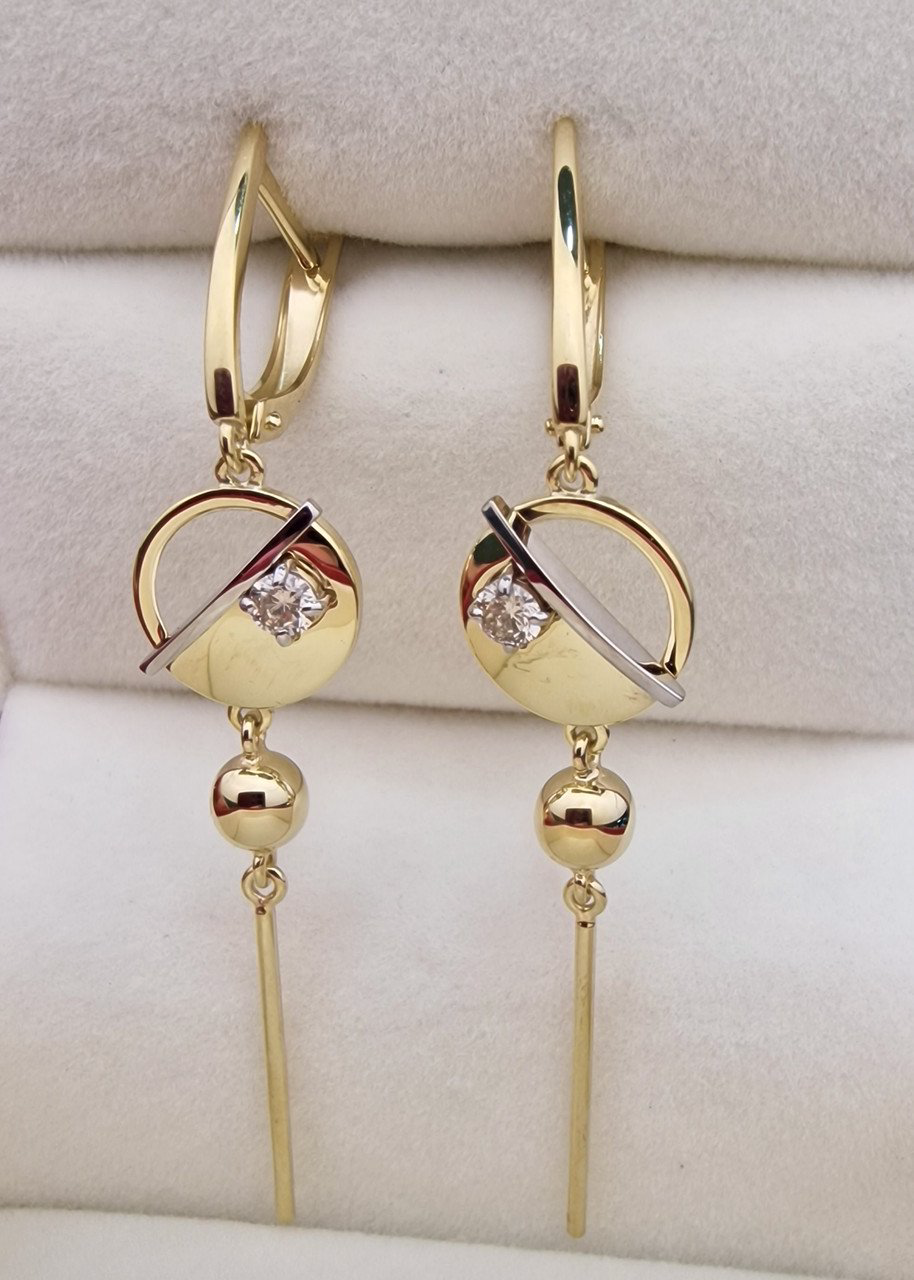 Серьги Deimantas 102764859 4,54гр 0,233ct. купить,NaN