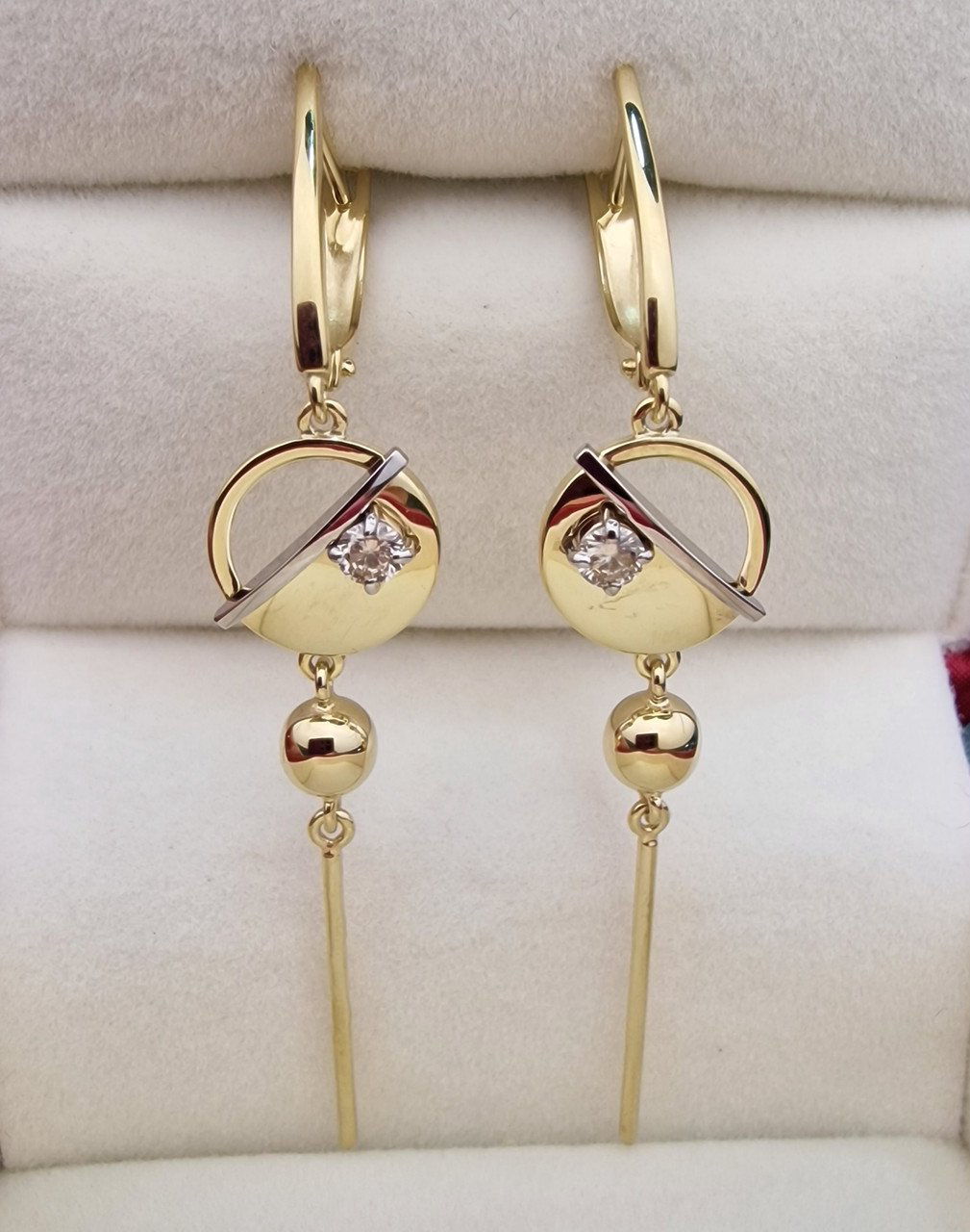Серьги Deimantas 102764859 4,54гр 0,233ct. купить,NaN