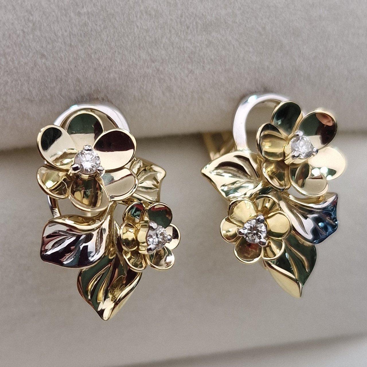 Серьги Deimantas 102764853 4,19гр 0,132ct. купить,NaN