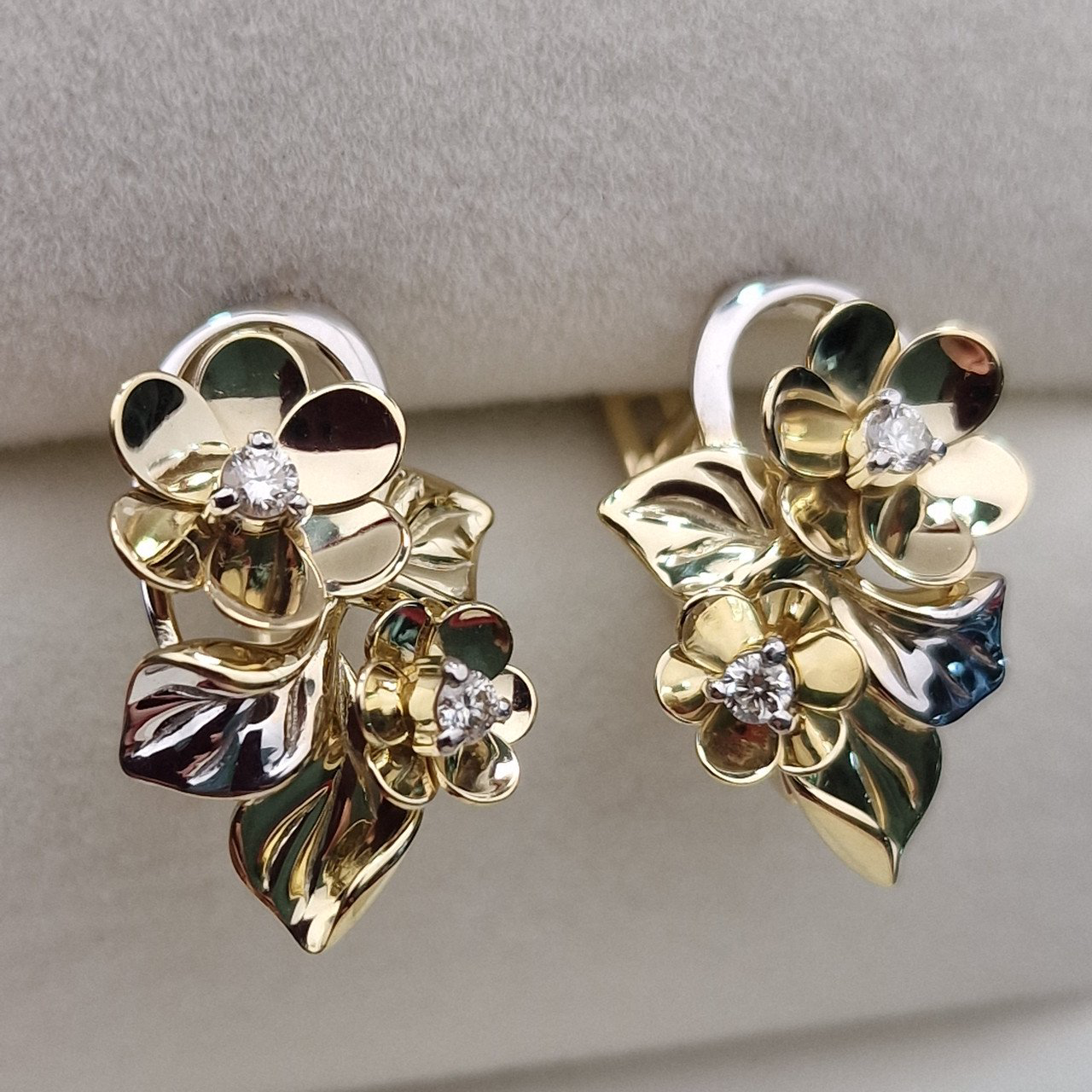Серьги Deimantas 102764853 4,19гр 0,132ct. купить,NaN