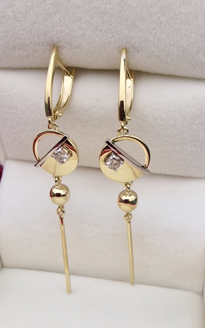 Серьги Deimantas 102764859 4,54гр 0,233ct. купить,NaN