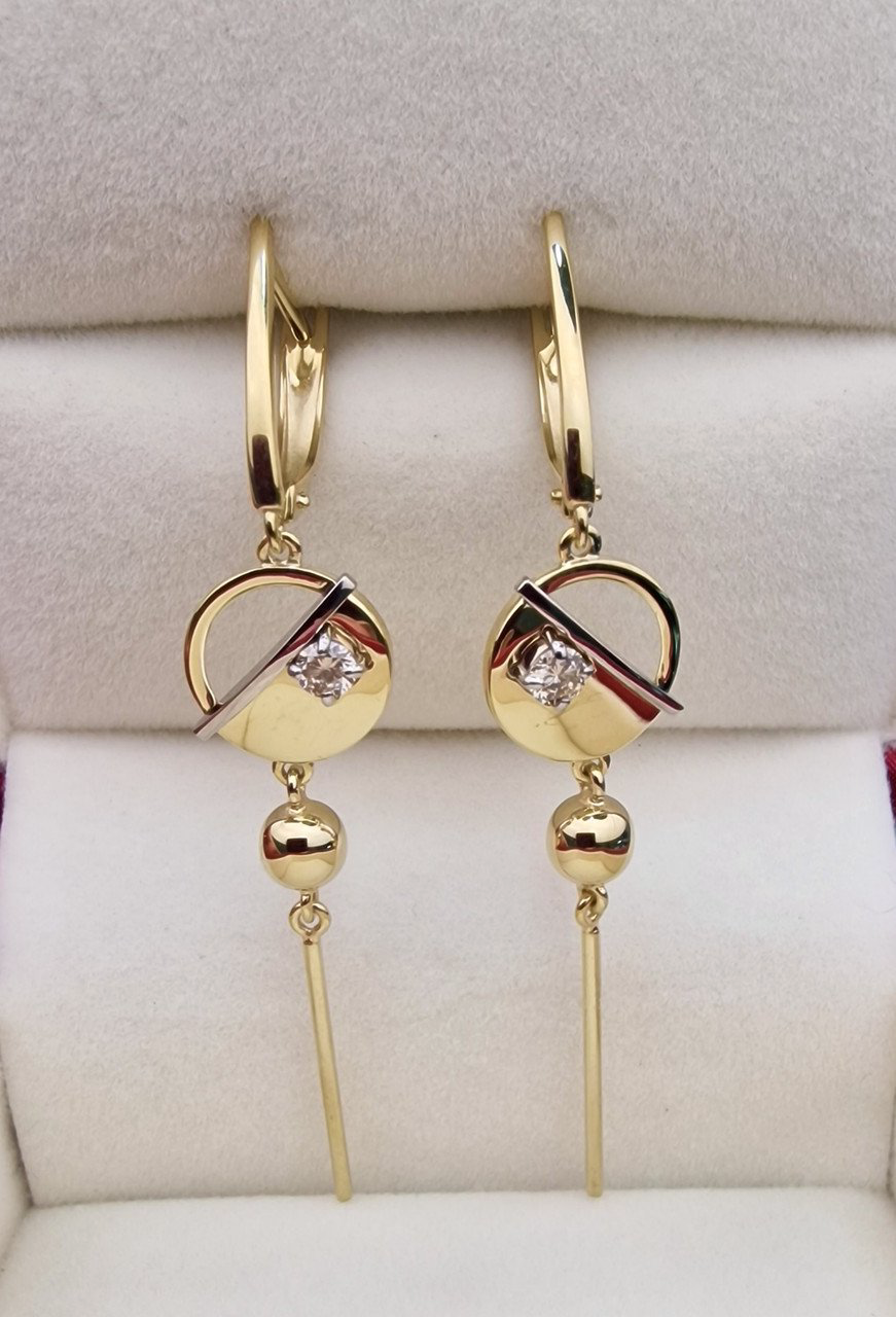 Серьги Deimantas 102764859 4,54гр 0,233ct. купить,NaN
