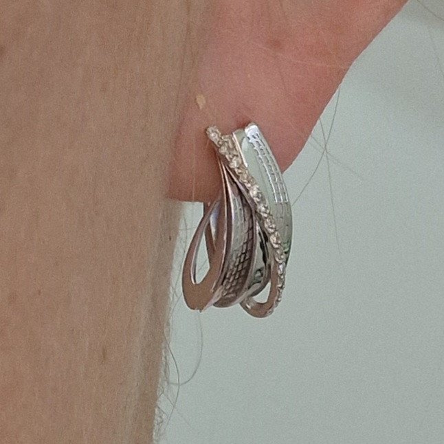 Серьги Deimantas 102764864 3,6гр 0,22ct. купить,NaN