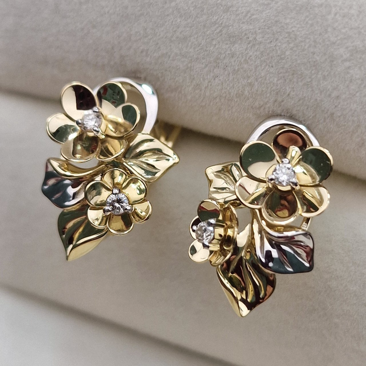Серьги Deimantas 102764853 4,19гр 0,132ct. купить,NaN