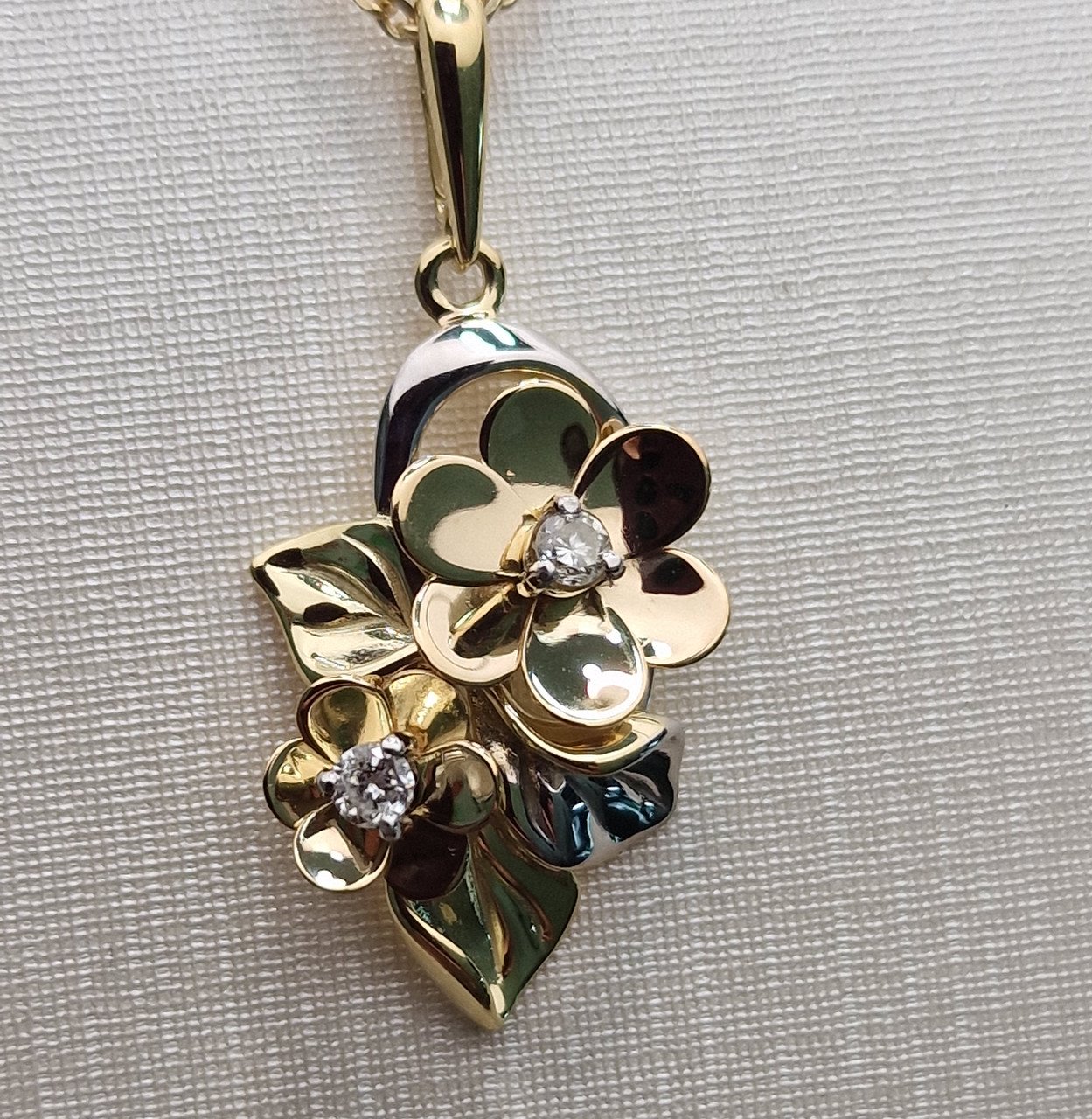 Колье Deimantas 102764953 40см 1,71гр 0,074ct. купить,NaN