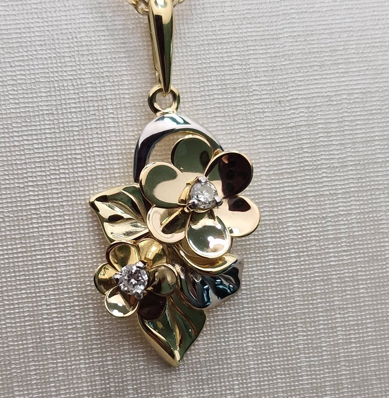 Колье Deimantas 102764953 40см 1,71гр 0,074ct. купить,NaN