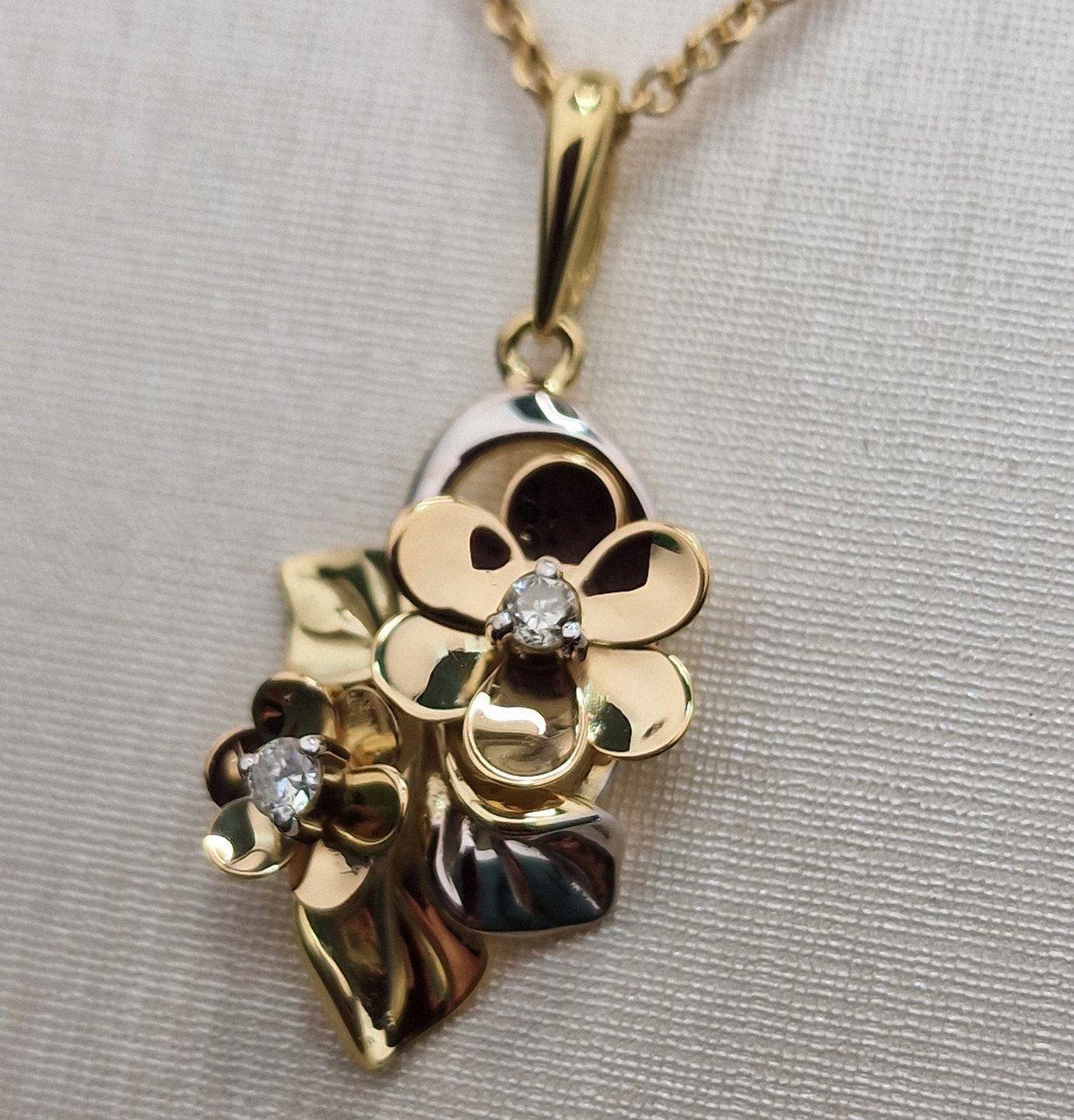 Колье Deimantas 102764953 40см 1,71гр 0,074ct. купить,NaN