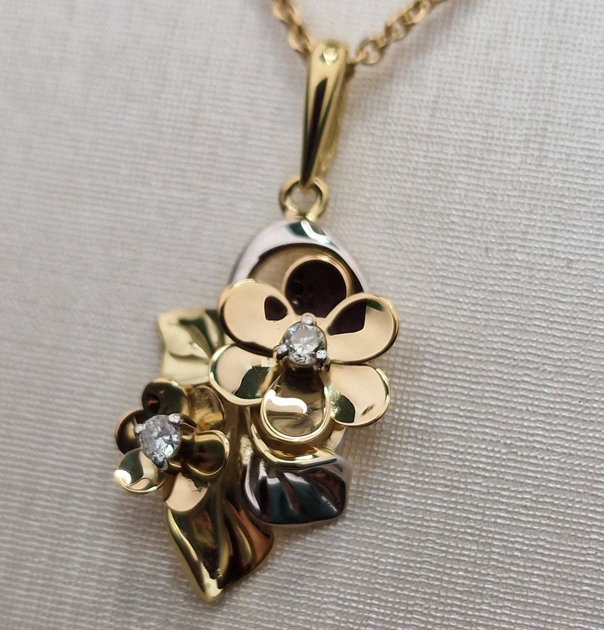Колье Deimantas 102764953 40см 1,71гр 0,074ct. купить,NaN