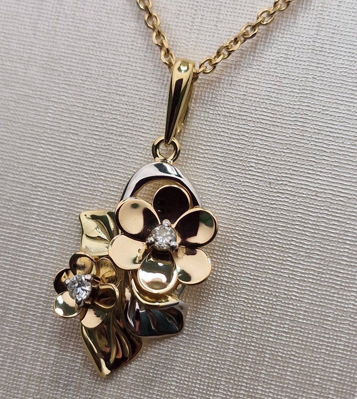 Колье Deimantas 102764953 40см 1,71гр 0,074ct. купить,NaN