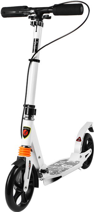 Самокат ScooTer 306847 черно-белый