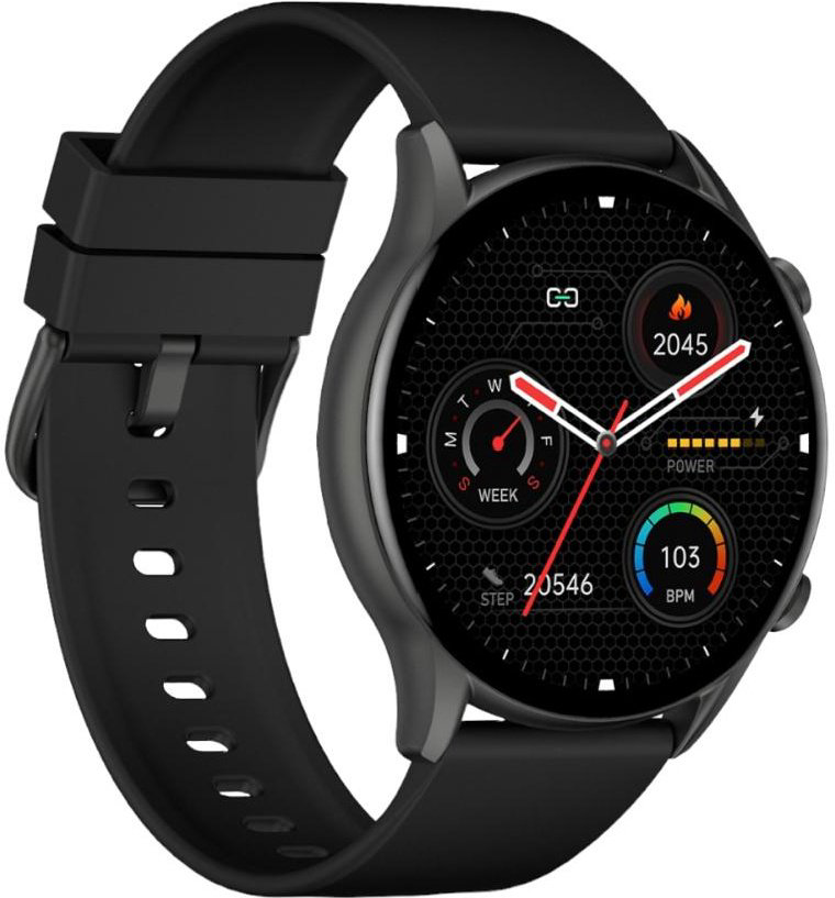Смарт-часы Kieslect Smart Calling Whatch Kr черные купить,NaN