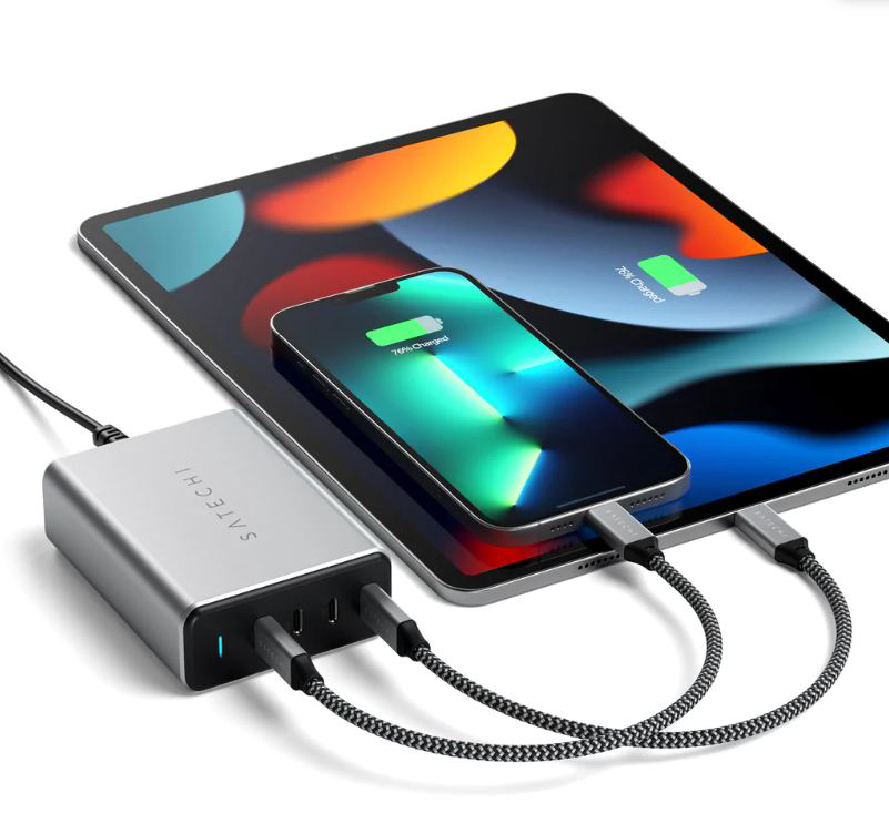 Зарядное устройство Satechi ST-UC165GM-EU 165W Space Gray купить,NaN