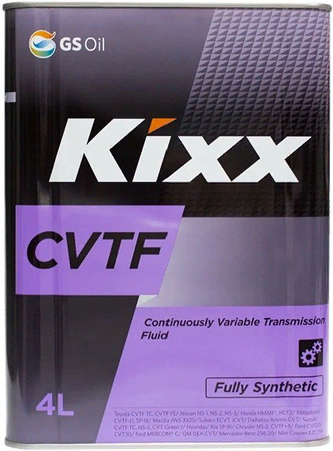 Трансмиссионное масло Kixx CVTF 4л купить,NaN